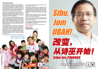 Sibu By-election Campaign Material